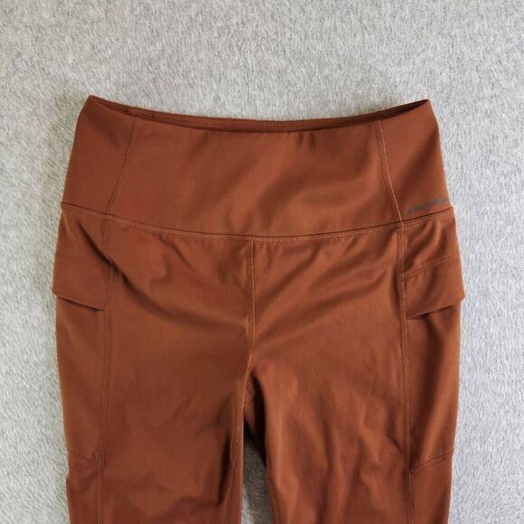 Eddie Bauer Leggings Womens TL Camel Brown Cargo Ankle Trekking Overlanding - Picture 2 of 14